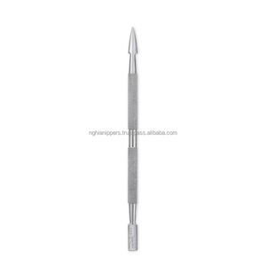NGHIA NIPPER CORP Juego de herramientas de belleza para manicura y pedicura, empujador multimodelo de acero inoxidable gris - Product Image 6