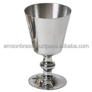 Goblet Metal Brass Wine Drinking Glass Goblet Tabletop Decorative Small Goblet Glass - Product Image 3