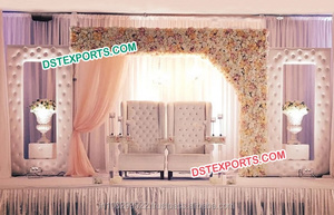 Panel de cuero para boda, tapizado en piel, estilo inglés, para escenario, indio - Product Image 4