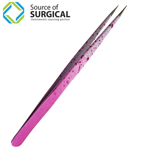 Source of Surgical Multi-Color <b>Pointed</b> String Eyebrow Tweezers Stainless Steel Durable Lightweight - Product Image 1