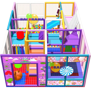 Patio de juegos para interiores con capacidad para 10 niños, 5x4x2,3 metros, fabricado por Softplaygrounf Company de Turquía - Product Image 4