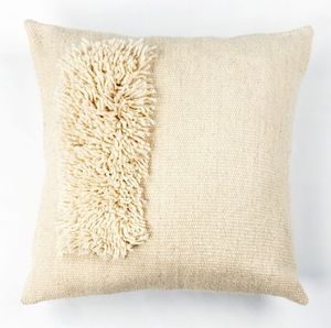 Housse de coussin en laine marocaine vintage tissée à la main 45x45 style ferme pour hôtels - Product Image 1