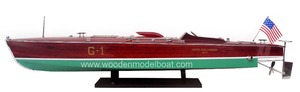 MISS Columbia G1-barco de madera, modelo artesanal - Product Image 3