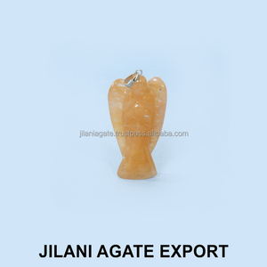Cuarzo Rosa tallado estilo Ángel de la mejor calidad, piedra semipreciosa hecha a mano, piedra preciosa curativa energética, Ágata Natural Feng Shui - Product Image 5