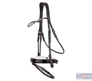 Bridon en cuir de cheval avec rênes, équipement équestre durable, bridon en cuir véritable, ajustement confortable pour l'équitation - Product Image 3