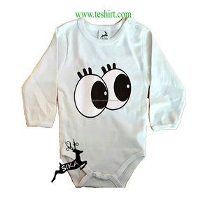 Venta Directa de Fábrica Tirupur India, Mono de Algodón 100% Orgánico al por Mayor, Fabricación de Bodys con Diseño Personalizado Estampado para Bebés - Product Image 2