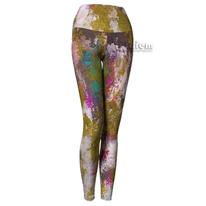 Leggings Deportivos de Secado Rápido Antibacterianos de Spandex/Poliéster con Estampado por Sublimación para Mujer, con Colores Personalizados para Entrenamiento - Product Image 6