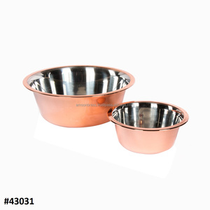 Cuenco para perros Cobre puro Estampado decorativo de pata Grabado Cuenco para perros Diseño clásico Cuenco de metal decorativo Lujo - Product Image 5