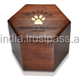 โกศเผาไม้ Raku โดย Brassworld อินเดีย - Product Image 2