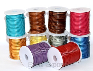 Cordones de cuerda de 1mm, 1,5mm y 2mm, tamaños en varios colores, rollos de 25m, colores libres de AZO - Product Image 1