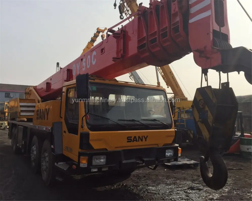 2010 QY50C Sany used mobile crane 50ton truck crane telescopic crane for sale