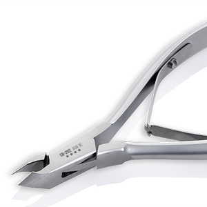 NGHIA OMI CB-202 Pince à cuticules en acier inoxydable chromé à double ressort avec tailles de mâchoires 12/14/16 - Product Image 1