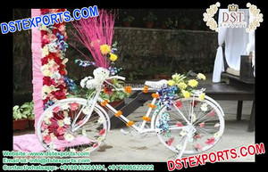 Soporte para Plantas con Forma de Bicicleta para Decoración de Bodas, Mini Jardín en Bicicleta para Decoración de Entrada de Bodas - Product Image 5