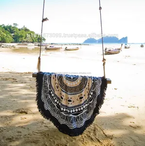 Toalla de playa redonda de Turquía, directa de fábrica, toallas Roundie OEM colores y diseño personalizados aceptados Turkiye - Product Image 1