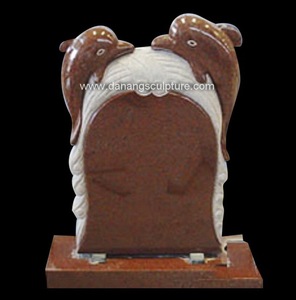 หินหลุมศพหินแกรนิตสีดำรูปร่างต้นไม้ที่กำหนดเองหลุมฝังศพอนุสาวรีย์หินหลุมฝังศพสำหรับหลุมฝังศพ - Product Image 2