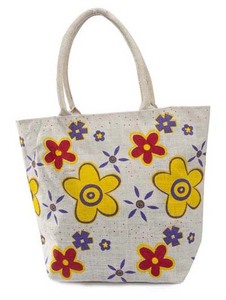 Best Selling Eco-friendly Jute <b>Hemp</b> Linen Tote Bag Custom Size Waterproof Portable Bamboo Handle Reusable Rope for Shopping - Product Image 2