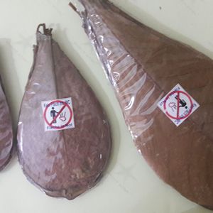 Paquete personalizado de 10 hojas de Catappa, hojas de Ketapang de almendras indias secas de menos de 10 cm/4 pulgadas, tamaño 10 hojas/bolsa, productos para mascotas - Product Image 1