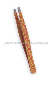 Pinzas de acero inoxidable para cejas, Punta inclinada de alta calidad, pinzas profesionales para pelo, pinzas para cejas, herramienta de manicura de etiqueta privada - Product Image 3