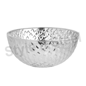 Cuenco de ensalada con tapa, cuencos de mezcla de anidación de acero inoxidable con relieve, utensilios de cocina - Product Image 1