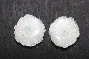 Alta calidad Blanco Solar cuarzo Druzy piedra cabujón piedras preciosas sueltas naturales para la fabricación de joyas buen precio por quilate Solar - Product Image 2