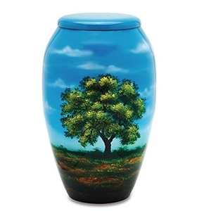 Coucher du soleil, urne de crémation pour adulte, conteneur, Pot, photo, Style américain/européen - Product Image 3
