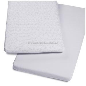 2018 Super Soft Organic Cotton Baby Fitted Crib Sheets Manufacturer - Product Image 1
