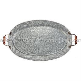 Plateau pliant en acier inoxydable avec manche en bambou, pour moto - Product Image 2
