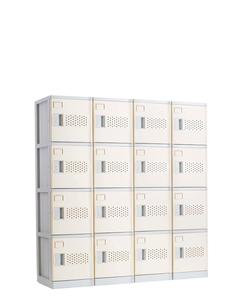 Four Tier Sixteen ABS Plastic Mini Locker four bases - Product Image 3