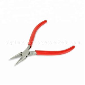 Kit de Pinzas de Punta Plana para Joyería, con Doble Resorte de Acero Inoxidable, 14 cm, de Sigal Medco - Product Image 5