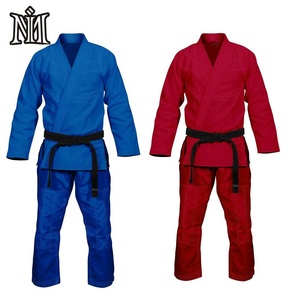 Haute Qualité 100% Coton Brésilien Jiu Jitsu Gi Kimono Arts Martiaux Mixtes Perl Or Vague Veste Pantalon Bas Prix BJJ - Product Image 5