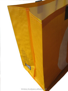 Sac de shopping multi-sangles de taille moyenne en PP tissé imprimé en gravure recto-verso durable de la marque Emart KD-SB1082B, couleur personnalisée - Product Image 3