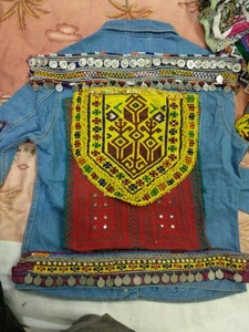 Veste indienne ethnique tribale bohème en denim Banjara, vente en gros, veste pour homme, veste à perles, nouvelle arrivée - Product Image 4