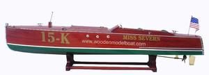 MIS SEVERN WOODEN MODEL <b>BOAT</b> - WOODEN HANDICRAFT MODEL - Product Image 2