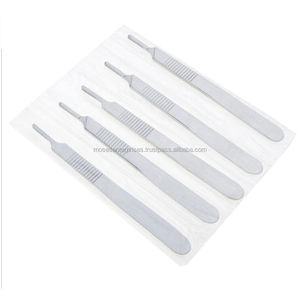 Manche de scalpel Instruments de salle chirurgicale Manche de scalpel BP Couteau de chirurgie clinique de laboratoire en métal massif - Product Image 1
