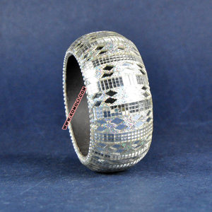 กระจกไม้ทำงานที่กำหนดเองทำด้วยมือกำไลข้อมือสร้อยข้อมือเครื่องประดับ - Product Image 2