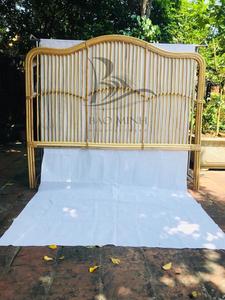 Mediados de siglo modernos tamaño doble de ratán de cabecera - Product Image 3