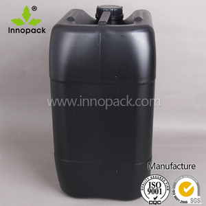 Bidons en plastique noir personnalisés de 20 litres avec bouchon à vis à vendre - Product Image 4