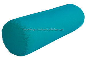 Yoga Bolster <b>Cushions</b> in Organic Eco-friendly Prints Home Use With Buck Wheat Hull Polycotton Cotton or Kapok Filling - Product Image 4