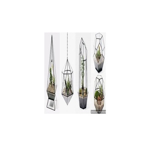 Terrario de diseñador geométrico de alta calidad para el hogar y el Hotel, decoración interior, flor colgante de terrario para decoración para sala de estar - Product Image 1