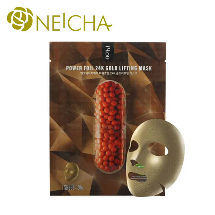 NEICHA NOHJ — masque de levage, feuille d'or 24K, haute qualité