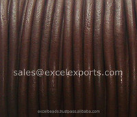 Cordons en cuir véritable vintage de haute qualité, plusieurs tailles, plus de 100 couleurs et finitions, composants pour la fabrication de bijoux DIY, rouleaux, approvisionnement direct