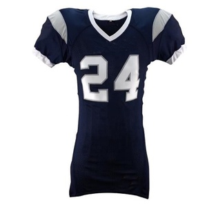 Vente en gros de maillots de football américain pour adultes de qualité supérieure, sur mesure, grande taille, respirant, séchage rapide, 100% coton, Blue Eagle Sports - Product Image 2
