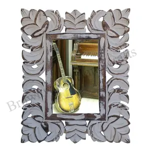 Carved Designed Home Wall Decorative & Wedding Gifts Frames Mango Wood Picture Photo Direct Factory Supply Photo Frame Wooden