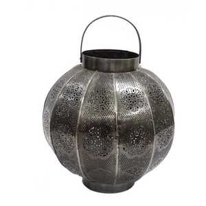 Nouvelle lanterne ronde en filigrane d'or Décorations de Noël élégantes - Product Image 3