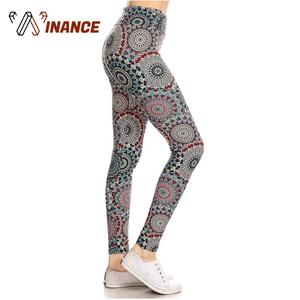 100% Polyester impression personnalisée femmes mode Leggings sans couture femmes - Product Image 1