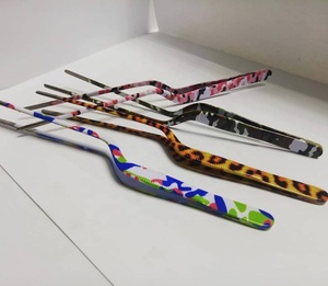 แหนบเคลือบพลาสม่าสีฟ้า20ซม. เครื่องมือสำหรับเชฟในครัวสีเขียว - Product Image 4