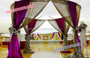 Fondo brillante para eventos, cortinas de escenario, cortinas de fondo de boda con Paisley colgantes - Product Image 2