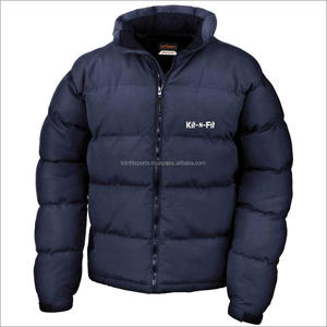 Chaqueta de burbujas negra para hombre, acolchada, acolchada, personalizada, de alta calidad, ligera, para exteriores - Product Image 5