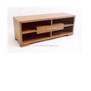 Console TV en bois massif pour le salon Design minimaliste pour la maison Villa Hôtel Appartement Bureau à domicile - Product Image 1