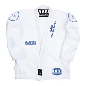 Bán Buôn Custom Made Logo Jiu Jitsu Đồng Phục Bjj Kimono Gi Aasi Doanh Nghiệp